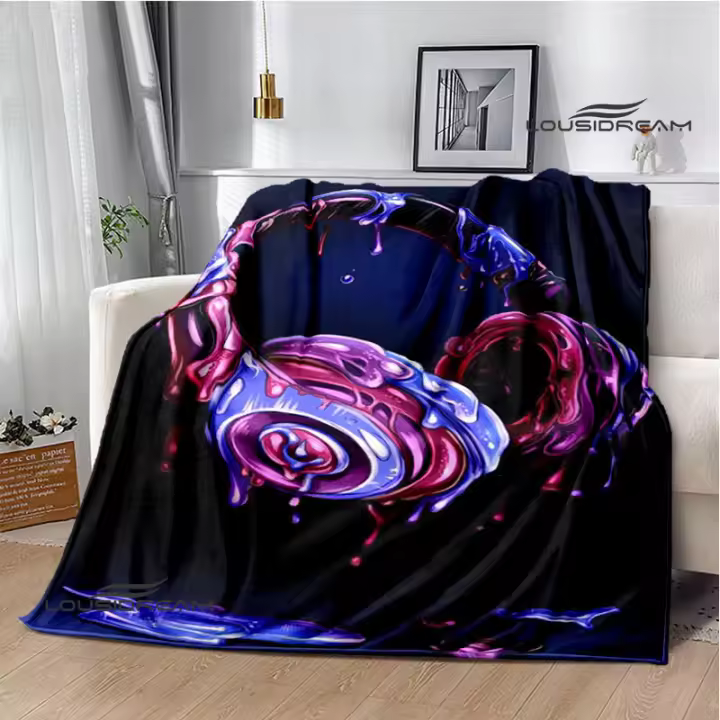 Manta Suave de Flanela 3D Cálida, Moda, Perfecta para Hogar y Viajes, Regalo de Cumpleaños Ideal - 1