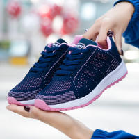 Zapatillas de correr ligeras blancas para mujer, zapatos de entrenamiento antideslizantes, Zapatillas de malla transpirable para caminar - details 11