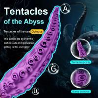 Octopus Tentacle Vibrador Anal Femenino Punto G Clítoris Estimulación Vagina 360 °   Rotación juguetes sexuales mujeres silicona consolador masturbación - details 3
