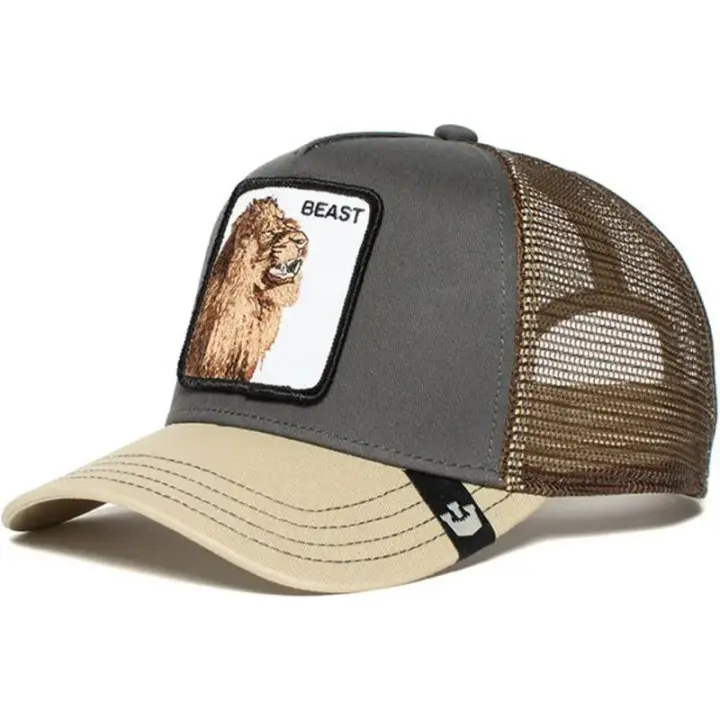 Sombreros de béisbol con animales bordados para hombre y mujer, gorras de béisbol, estilo Snapback, Hip Hop con bordado tipo anima - 1