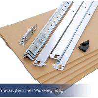 Estantería de Almacenamiento para Cargas Pesadas 180 x 90 x 40 cm, Hasta 875kg, 5 Estantes Ajustables, Tablero de Fibra de Densidad Media y Metal - details 6