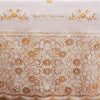 Mantel de PVC estampado en caliente de estilo europeo, estampado ENCE, impermeable, resistente al calor, resistente al aceite, no lavable, utilizado para - details 11