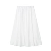 TRAFZA-Falda larga de cintura alta para mujer, faldas drapeadas Vintage, Falda Midi plisada de satén, ropa de calle informal - details 2