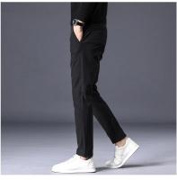Pantalones gruesos de invierno para hombre, nuevos pantalones elásticos ajustados de negocios cálidos de moda coreana, pantalones clásicos de felpa de marca masculina - details 12