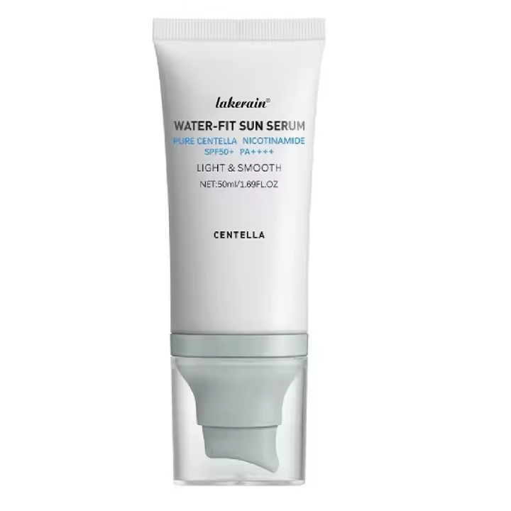 2 piezas de protector solar SPF50, suero solar hidratante no pegajoso Centella Hyalu-Cica Water-Fit para todo tipo de piel y defensa UV. - 1