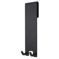 Gancho trasero para puerta de ducha de acero inoxidable, resistente al óxido, sin perforaciones, toallero para puerta de vidrio, colgador de albornoz antideslizante Simple - details 6