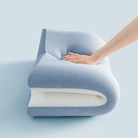 1 almohada ortopédica con funda de poliéster suave: diseño contemporáneo, cierre de cremallera, ideal para uso en dormitorios y hoteles (incluye 1 almohada + 1 funda de almohada), almohadas para dormir - details 1