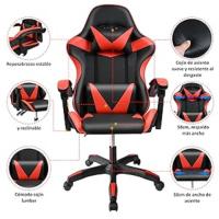 TLV-AM-CGC11-WHITE Silla Gaming Racing Sillon Gamer Videojuegos PC, vista general, detalles.