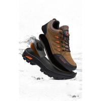 TaoBo, zapatos de senderismo de estilo clásico para hombre, zapatos deportivos de nieve con cordones de piel, zapatos de montaña con suela acolchada para hombre, zapatos de Trekking - details 4
