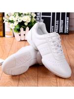 Zapatillas de baile fitness, zapatillas de aeróbic de competición, zapatillas de entrenamiento de animadoras, zapatillas de competición blancas para hombre y mujer. - details 2