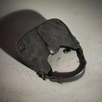 Bolso Cruzado Motocicleta Punk Retro Bolso de Hombro Negro con Correa Desmontable, Hebilla, Detalles de Pendientes Bolso de Moda Casual para Mujeres - details 2