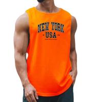 New York Usa Est 1788 Street City Letter Fashion Sports Tank Tops Men Summer High Quality Gym Clothing Bodybuilding Fitness Vest - details 10