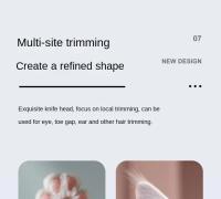 Electric Dog Cat Hair Clippers Ear Eyes Paw Hair Cutter Trimmer USB Charging Pet Grooming Supplies with Scissor - details 16