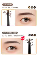 Lápiz de Cejas Doble Extremo Impermeable Duradero, Sin Desfloración, Rotativo - details 9