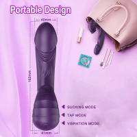 Urple palo de vibración para mujer, dispositivo de masturbación privada, palo de masaje de coqueteo, 10 frecuencias, adultos se - details 2