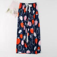 Pijamas de Algodón-Seda para Mujeres Pantalones Corporales Delgados para Embarazadas - details 17