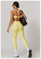 ALO yoga set con cojín sujetador chaleco ajuste desnudo sensación de elevación de cadera media running pantalones de fitness - details 12