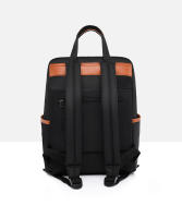 Mochila De trabajo simple para mujer, bolso de mano para ordenador portátil, mochila de hombro ligera informal, mochila de viaje de gran capacidad con cinturón de equipaje - details 21