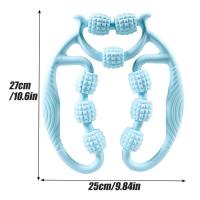 Rodillo masajeador redondo para cintura, anillo para músculos abdominales, Clip para pierna, tubo de estufa para limpiar los meridianos, herramientas portátiles de masaje para celulitis - details 29