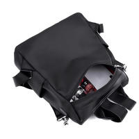 Mochila de Viaje para Mujer Multi-use de Nylon en Color Sólido Gran Capacidad con Colgante de Gato Bolso de Hombro Simple y Elegante - details 23