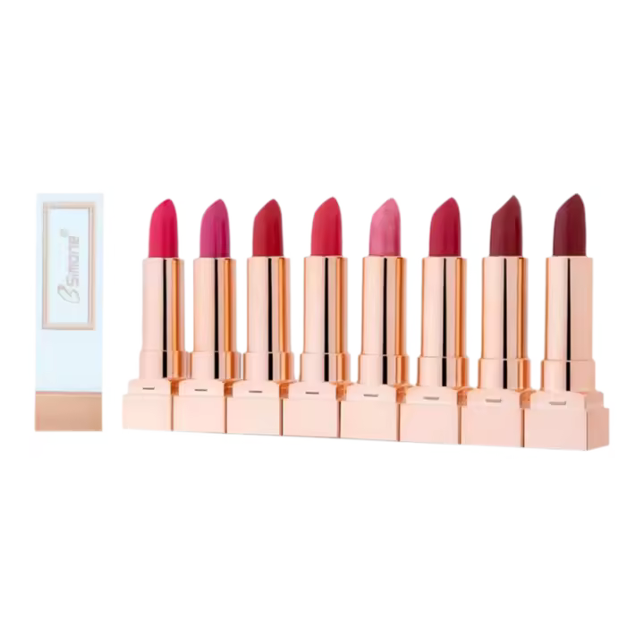 Bsimone Small Gold Bar Hidratante Antiadherente Taza Lápiz Labial Color Claro - 1