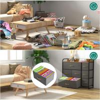 Cajonera de Tela Extraíble de 7 Cajones Almacenamiento de Tela Cómodo para Sala de Estar, Dormitorio, Habitación Infantil Gris Oscuro - details 4