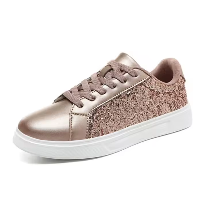 Zapatos deportivos planos informales para mujer, zapatillas deportivas con cordones a la moda para mujer - 1