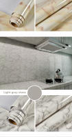 Pegatinas de Pared de Vinilo de Mármol Impermeable Adhesivo de Superficie de Armario de Cocina para Countertops Decalques de Iluminación y Decoración - details 11
