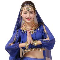 Tops brillantes con cuentas de lentejuelas en el vientre, disfraces de baile sexys, disfraces con flecos para festivales, discotecas, fiestas, Tailandia, India y Arabia - details 7