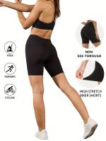 Pantalones Cortos De Ciclista De Cintura Alta Para Mujeres, Súper Suaves Y No Transparentes Para Hacer Ejercicio, Correr Y Practicar Yoga, Ropa Deportiva Para Mujeres - details 11