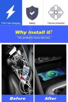 Cargador inalámbrico Car Qi para Changan CS55 Accesorios 15w Placa de carga rápida Modificación del interior Producto 2020-2023 Normal Goods Hecho en China - details 2