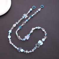Cadena para bolso con cuentas, cadena para teléfono cruzada, estilo largo, antipérdida, correa cruzada para teléfono móvil, correas universales para el cuello para teléfono de Color caramelo - details 9