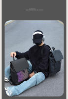 Mochila de tendencia para hombre Premium Commuter, diseño de nicho para hombre, Commuter College, mochila escolar para estudiantes. - details 12