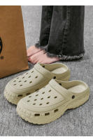 Zapatos con agujeros de coco para hombre, novedad de verano, deportes de conducción al aire libre, sandalias antideslizantes gruesas resistentes a los olores para el hogar - details 9