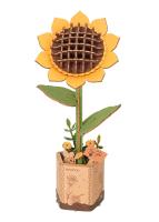 Robotime Rowood Búqueme de Flores DIY Regalo Hecho a Mano Ecológico Rompecabezas de Madera 3D para Decoración de Hogar - details 7