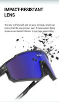 SCVCN Gafas de sol de béisbol, gafas deportivas para ciclismo, gafas de calle para conducir UV400, bicicleta, senderismo, golf para hombres y mujeres, moda - details 2