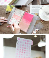 Cute 6 Rings Paper Index Divider For Binder Planner Notebook Stationery Candy Notebook Paper Divider Accessories A5 A6 - details 11