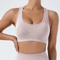 Sujetador Deportivo de Alta Soporte Sin Costuras, Cuello Halter, Abierto de Espalda, Ideal para Gimnasio, Fitness, Yoga Color Sólido - details 4