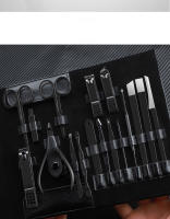 High-quality Black Manicure Set 17 In 1 Full Function Kit Professional Stainless Steel Pedicure Sets Portable Case Idea Gift - details 5
