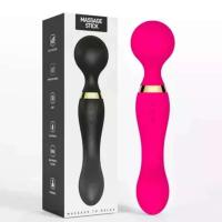 Potentes AV vibrador dildos varilla mágica mujeres doble cabeza clitoris estimulador Gspot vagina masajero adulto juguetes sexuales para la mujer - details 13