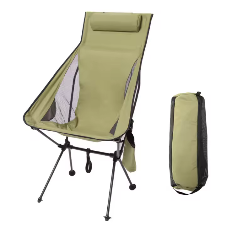 Silla de camping plegable, portátil, liviana y compacta: ¡perfecta para actividades al aire libre, caminatas, campamentos y picn - 1