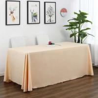 Mantel rectangular blanco de poliéster, utilizado para cumpleaños, bodas, banquetes, decoración de fiestas, mantel para mesa de comedor - details 9