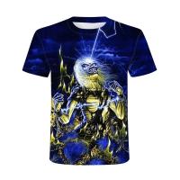 Camisetas con estampado 3d de talla grande para hombre y mujer, Rock Street, informal, Heavy Metal, deportes, secado rápido, transpirable - details 3