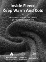 Máscara de Esquí ROCKBROS para Invierno con Forro de Lana Térmica Cubierta Completa para Snowboard y Ciclismo al Aire Libre Resistente al Viento Material de Poliéster Cuidado de la Gorra Lavable en Máquina - details 3