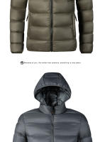 Chaqueta Parka de Invierno para Hombres Cálida, Gruesa, A Prueba de Viento, Moda Casual Elegante - details 8