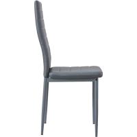 Sillas de Comedor Juego de 4 Sillas de Metal para Cocina, Silla de Mesa Comoda Silla con Asiento Tapizado, Negro - details 34