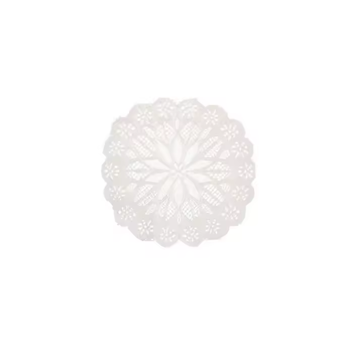 Mantel personal navideño de estilo americano y europeo INS, decoración de copos de nieve rojos y blancos, bola colgante, camino de mesa de comedor - 1
