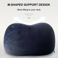 Viaje Relajante, Almohada de Viaje de Espuma Viscoelástica en Forma de U ComfortPlus - Recuperación Lenta, Soporte para el Cuello y Reposacabezas para Aviones y Siestas en la Oficina - details 0