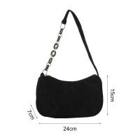 Bolsos de mano vintage para mujer Bolso de hombro suave y formal con cremallera - details 0