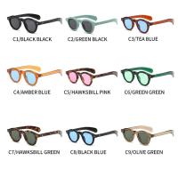 Toyear-gafas de sol ovaladas redondas Vintage para mujer y hombre, lentes de sol de diseñador de marca de lujo, estilo Punk y Rosa, con remaches - details 4